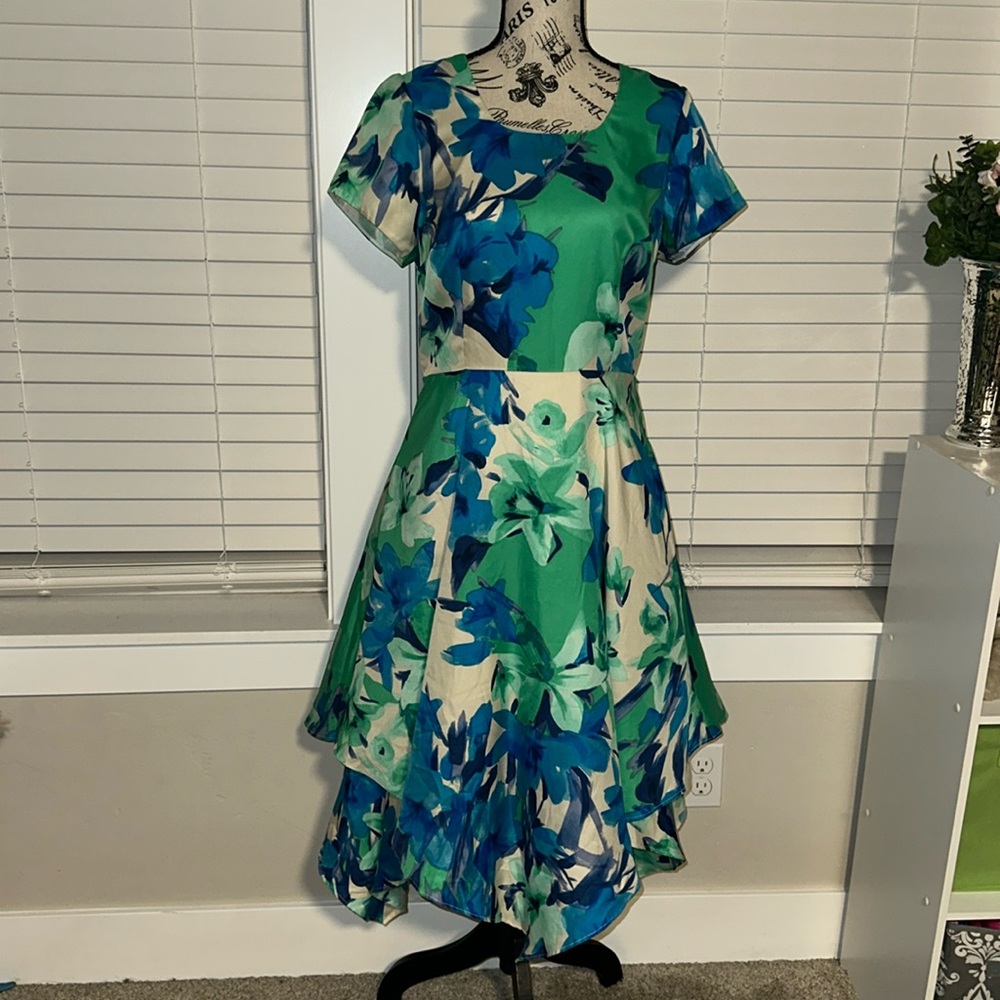 Donna Morgan Floral Fit & Flare Dress